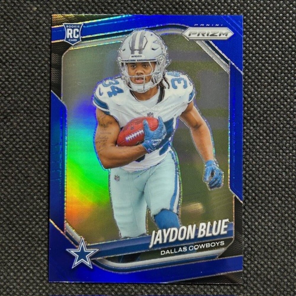 2025 Prizm Football JAYDON BLUE RC Rookie Blue Prizm #325 Dallas Cowboys